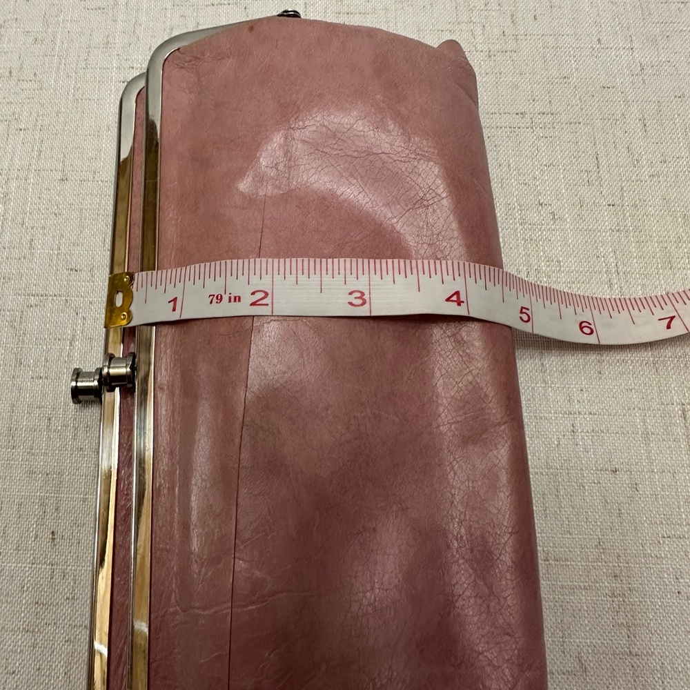 HOBO Blush Pink Wristlet with Metallic Trim - Picture 10 of 13